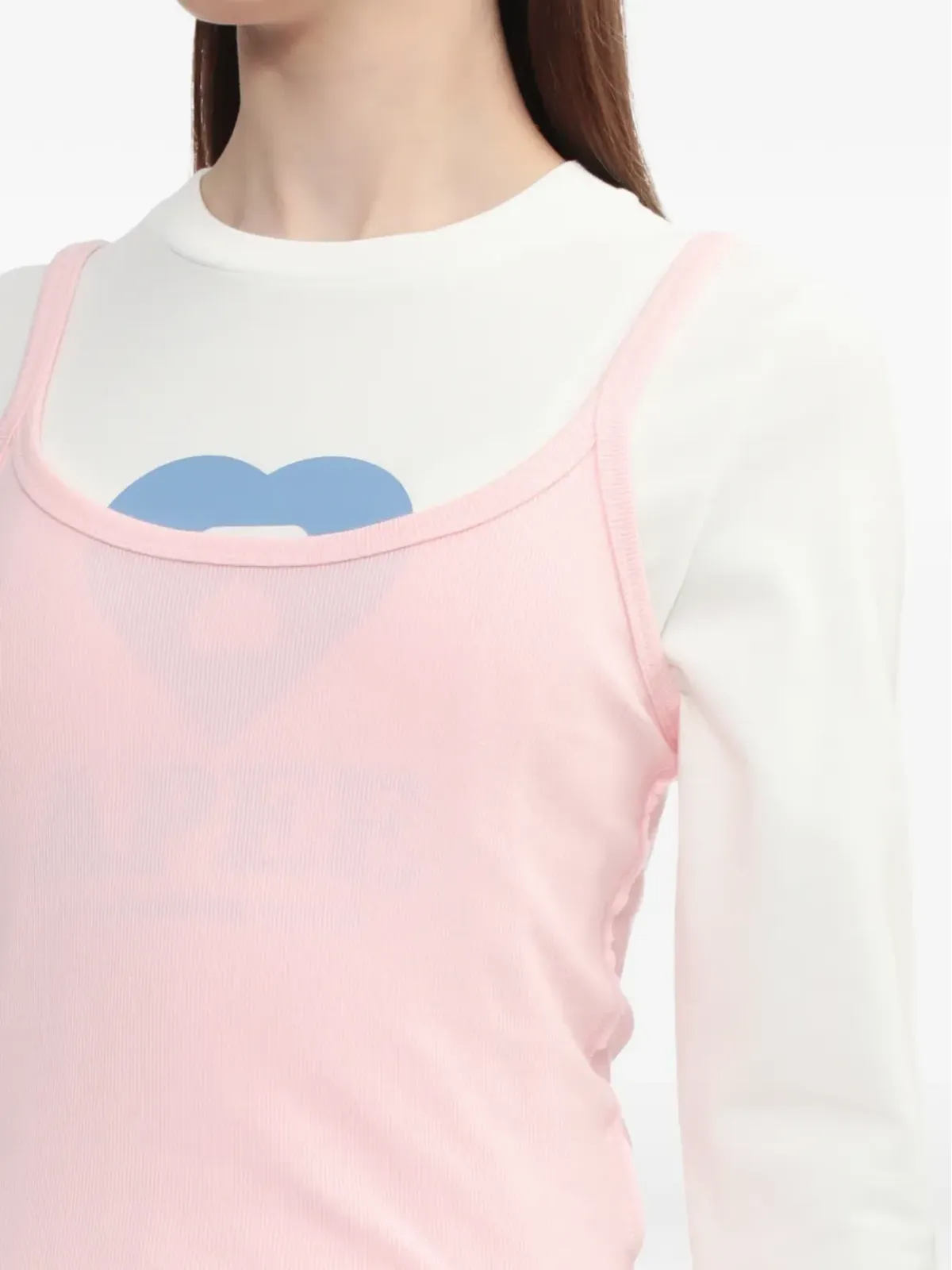 APEe by A BATHING APE リブニット ノースリーブトップ - 画像5