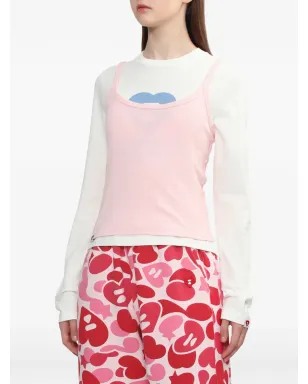 APEe by A BATHING APE リブニット ノースリーブトップ - サムネイル3