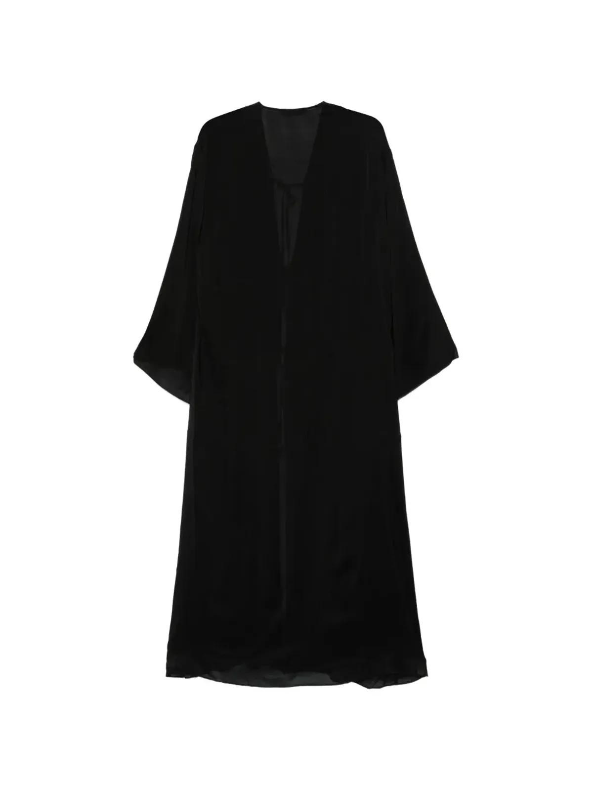 BONDI BORN Cremona tie-detail cover-up - Black - 画像2
