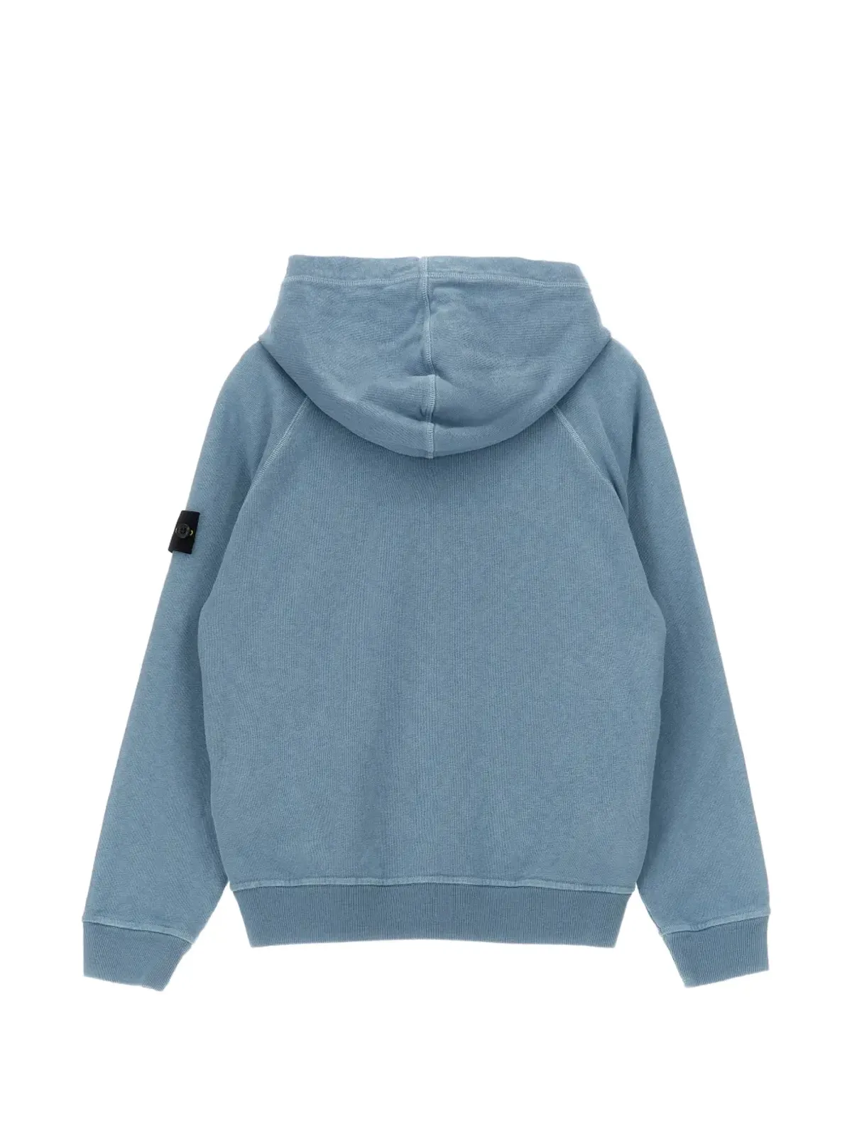 Stone Island Junior ロゴバッジ長袖フーディー - 画像2