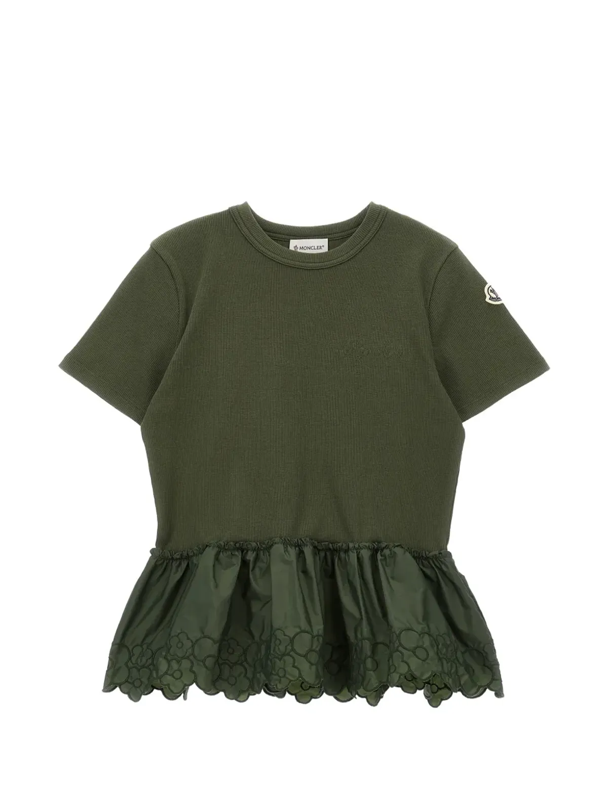 Moncler Enfant フリル付きTシャツ - 画像1