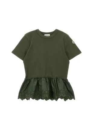 Moncler Enfant フリル付きTシャツ - サムネイル1