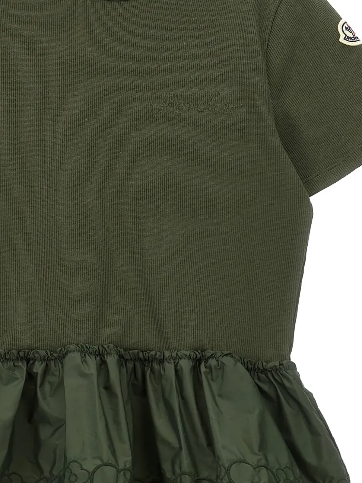 Moncler Enfant フリル付きTシャツ - 画像3