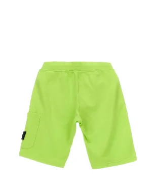 Stone Island Junior カーゴポケットショーツ - グリーン - サムネイル2