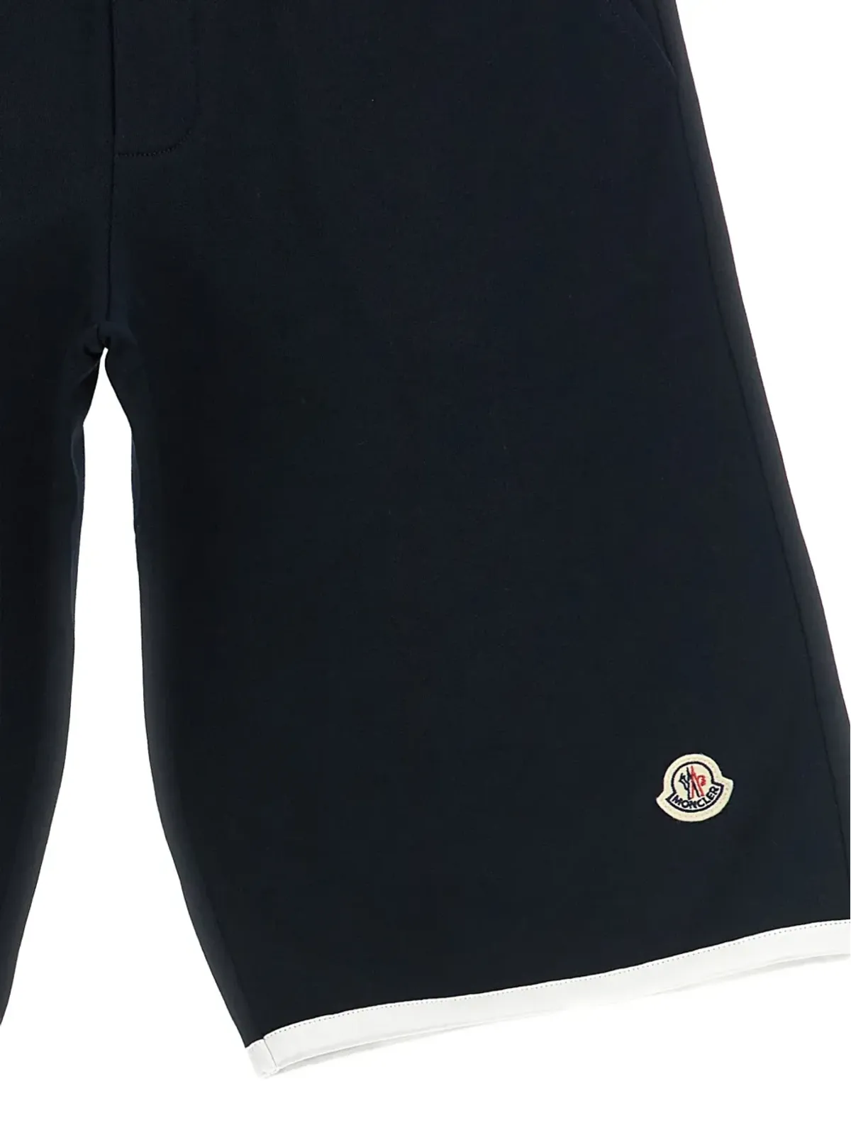 Moncler Enfant ロゴパッチ ベルマダショーツ - 画像3