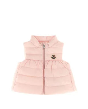 Moncler Enfant ヒヴァ キルテッド ロゴパッチ ベスト - サムネイル1