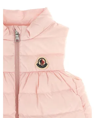 Moncler Enfant ヒヴァ キルテッド ロゴパッチ ベスト - サムネイル3