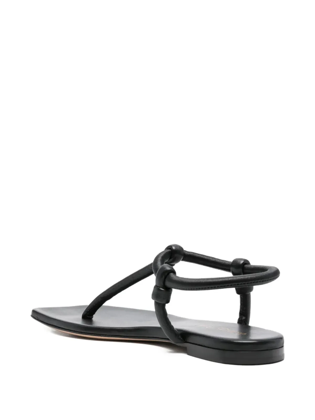 Gianvito Rossi 結び目サンダル - ブラック - 画像3
