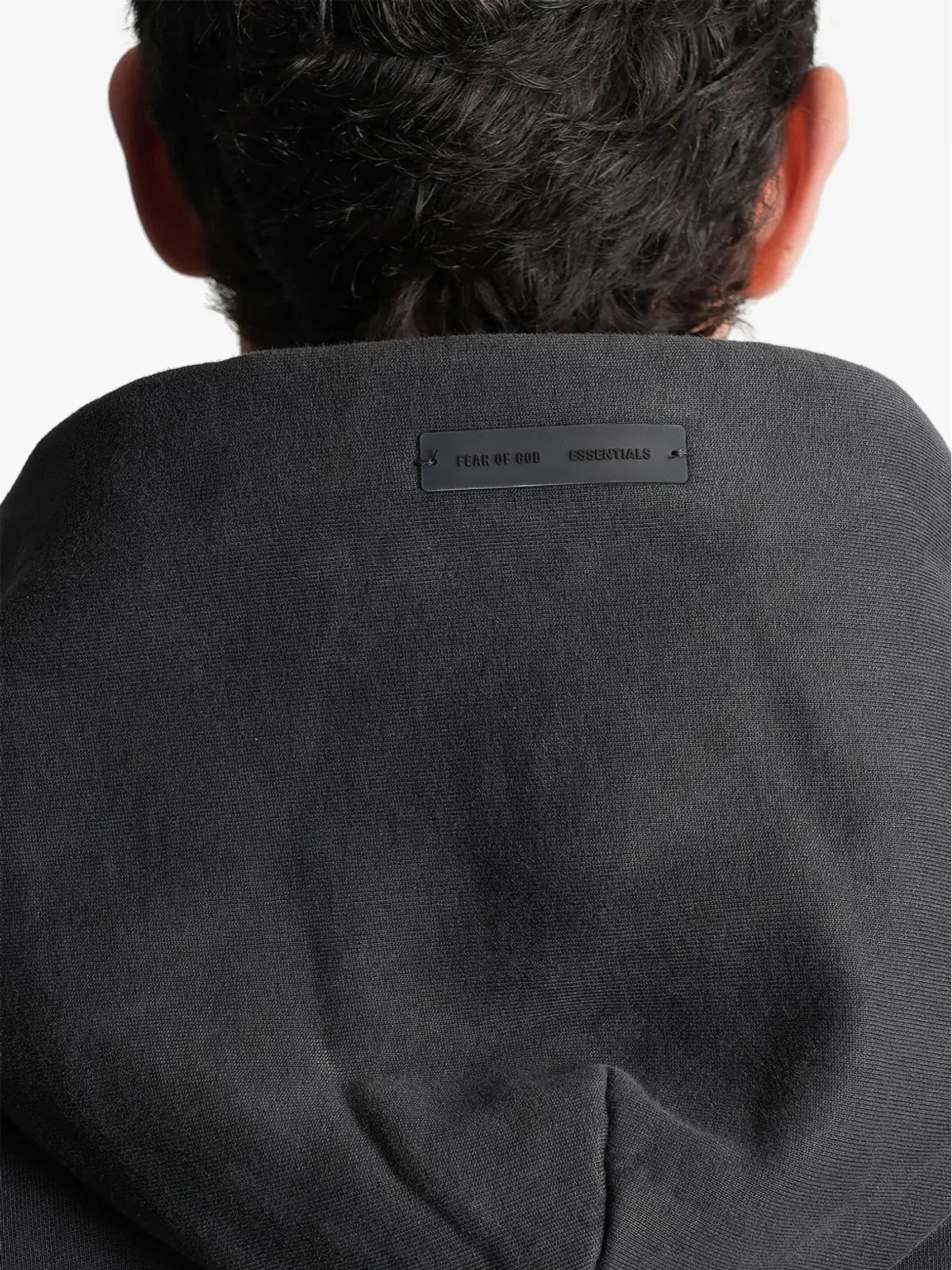 FEAR OF GOD ESSENTIALS ダブルジップ ロングスリーブ フーディ - ブラック - 画像5