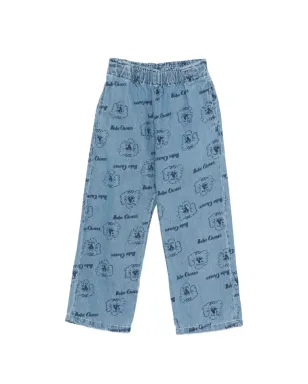 Bobo Choses Pickles The Dog ウエストゴム入りプリントジーンズ - サムネイル1