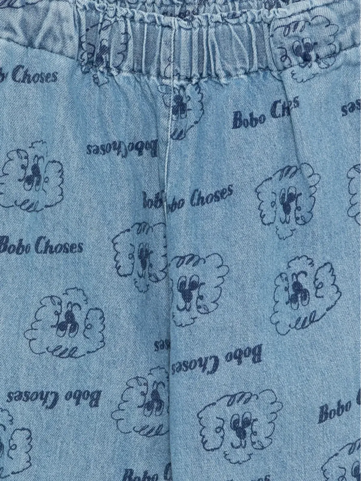 Bobo Choses Pickles The Dog ウエストゴム入りプリントジーンズ - 画像3