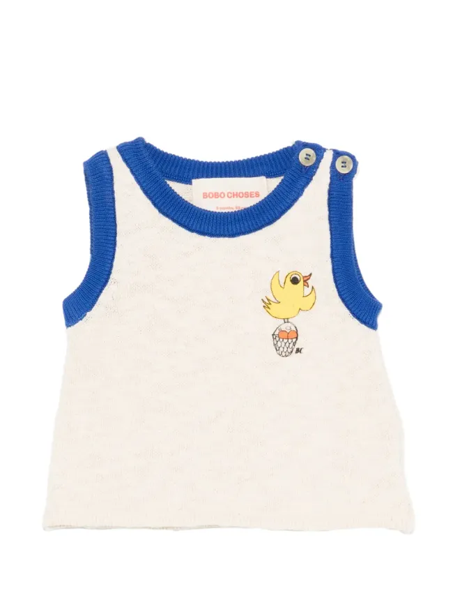 Bobo Choses Bobo Choses Flying Oranges グラフィックベスト - Neutralsの商品画像