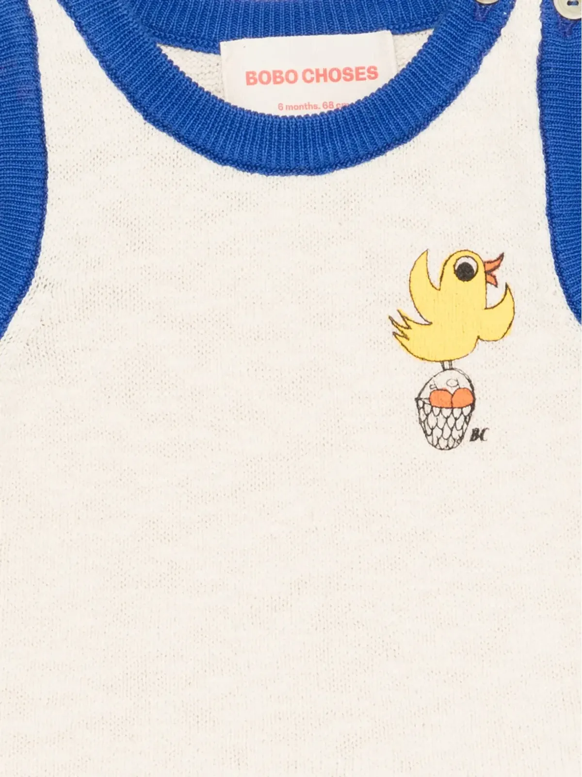 Bobo Choses Flying Oranges グラフィックベスト - Neutrals - 画像3