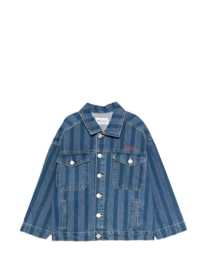 Bobo Choses Bobo Choses ストライプデニムジャケットの商品画像