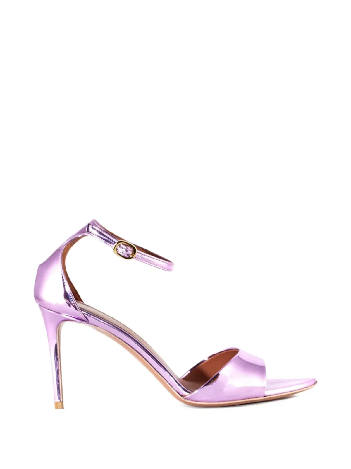 Castagna Aida metallic heeled sandals - Pink - 画像1