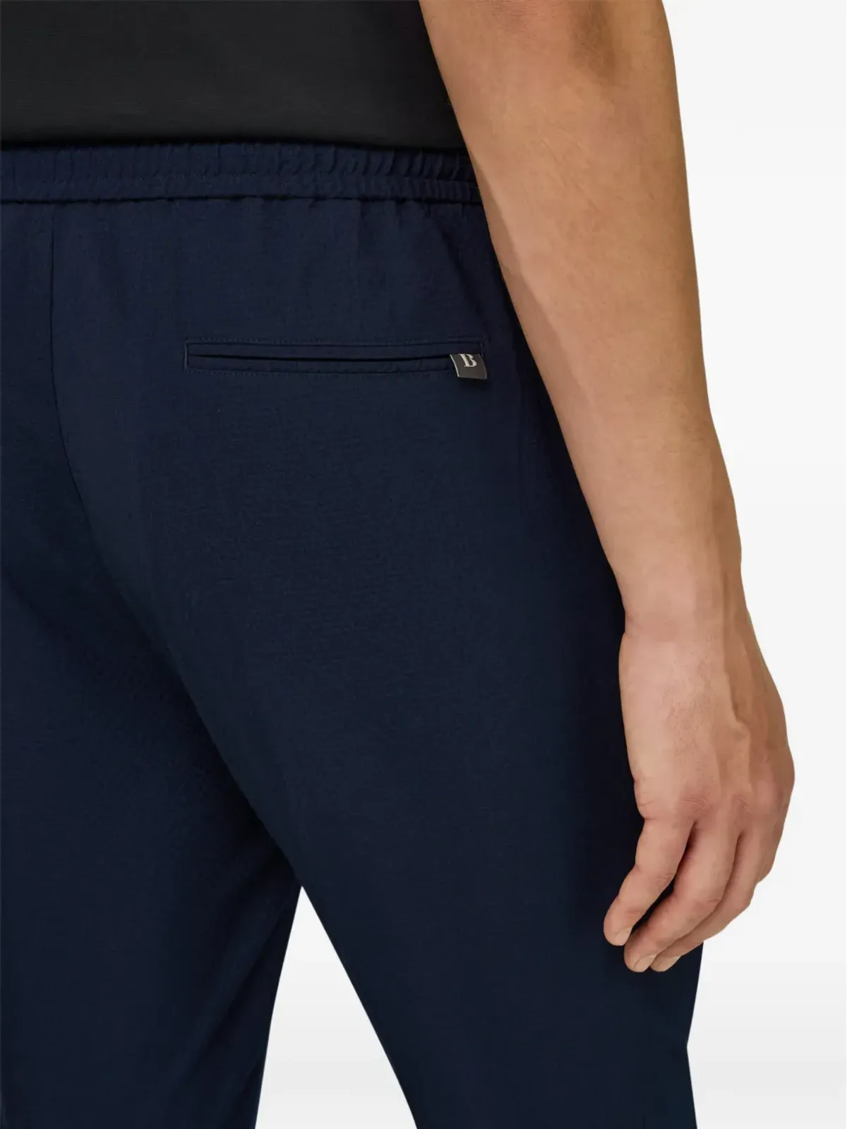 Boggi Milano ドローストリング シアサッカー トラウザーズ - 画像5