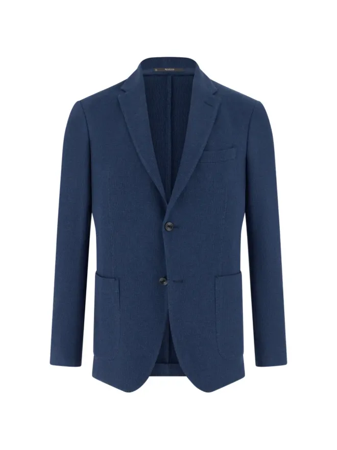 Boggi Milano Boggi Milano マイクロテクスチャード・シングルブレスト・ブレザーの商品画像