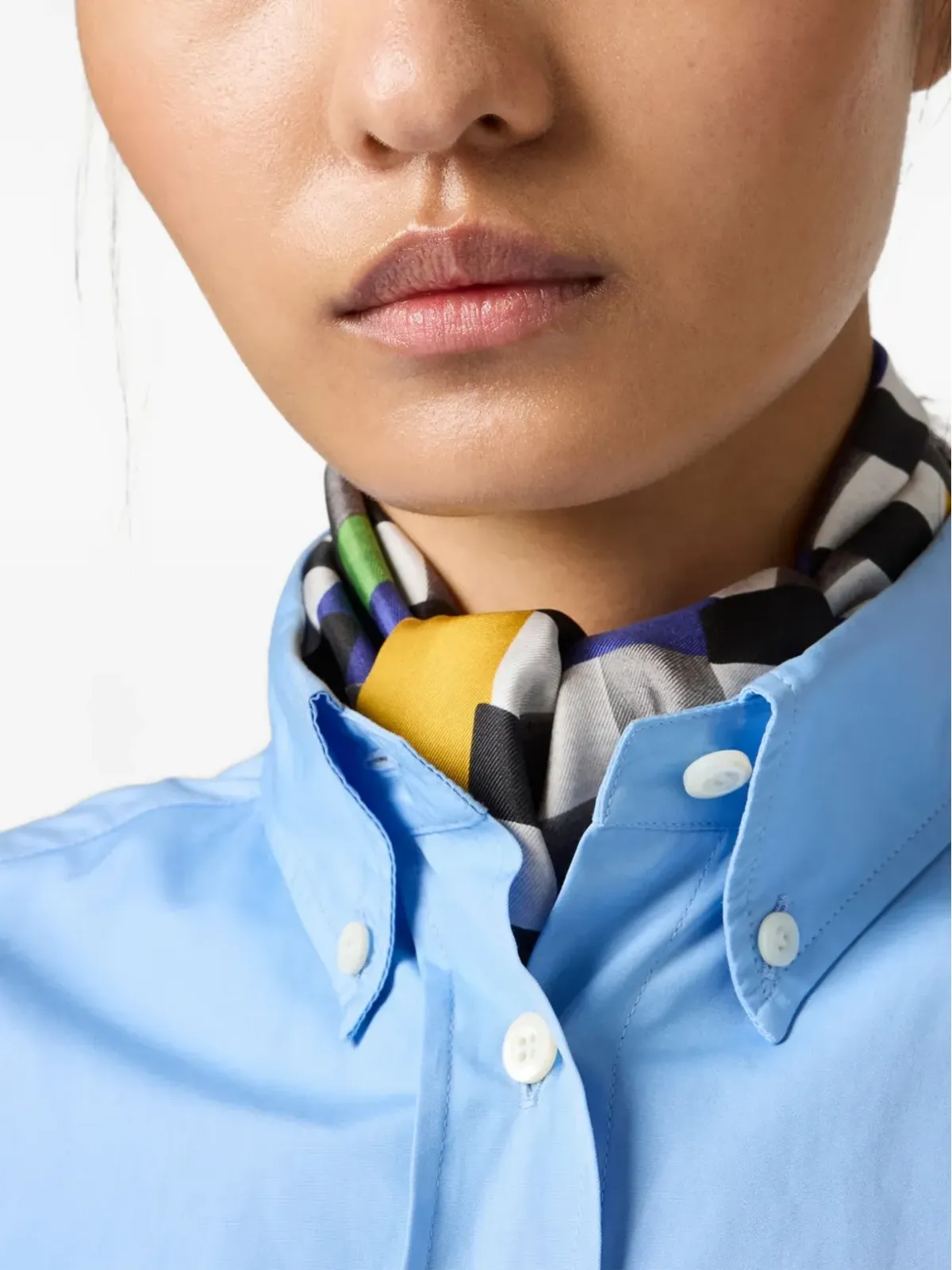 Miu Miu タイサイドノースリーブシャツ - 画像5