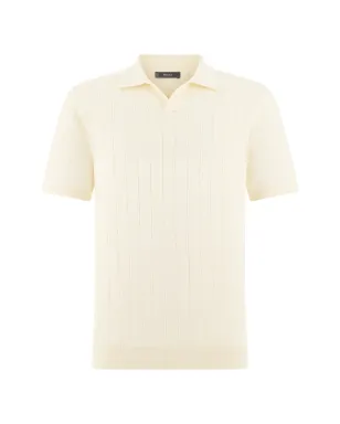 Boggi Milano リブ編みオープンネックTシャツ - サムネイル1