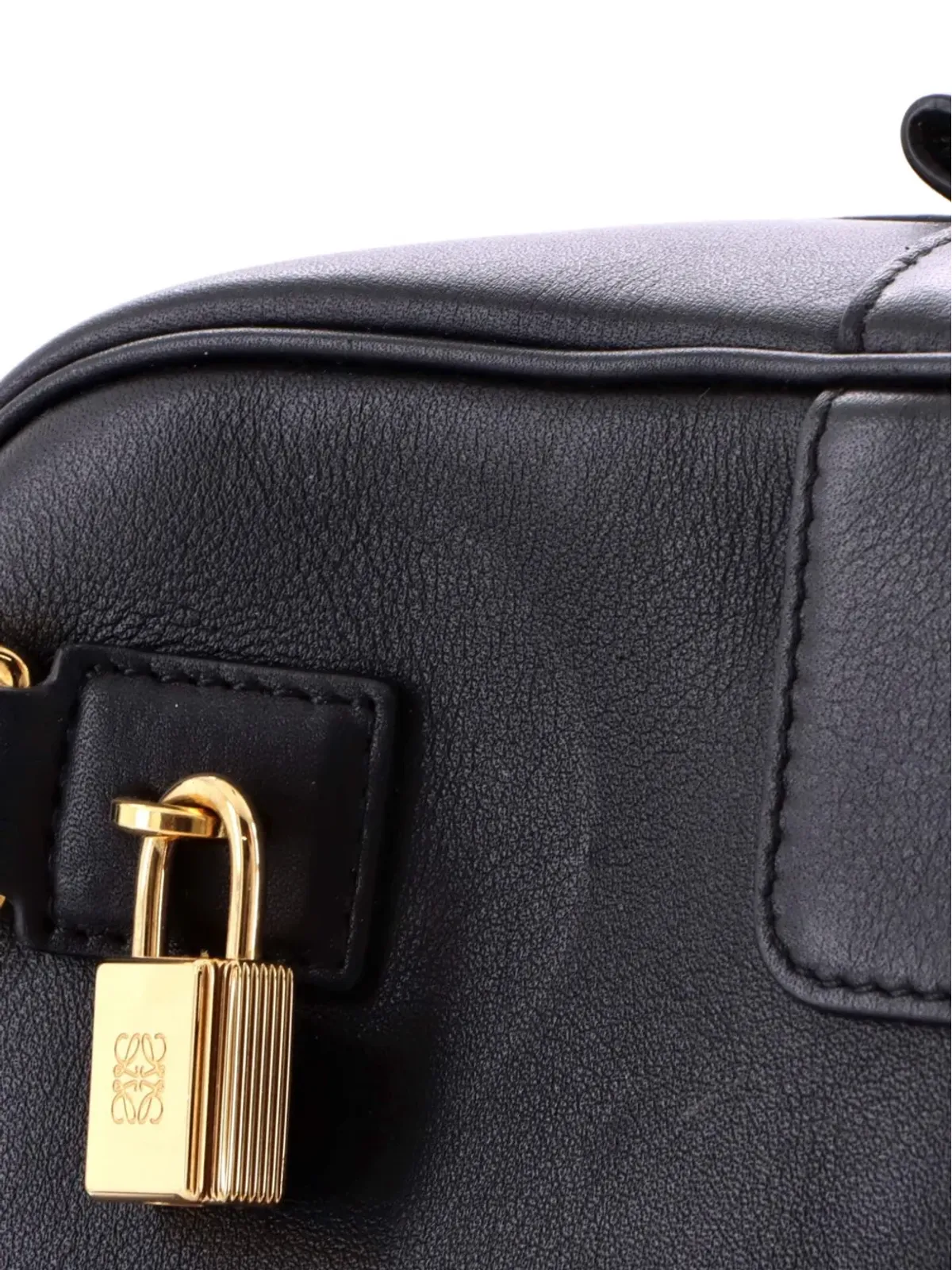 Loewe アマゾナ スクエア バッグ サッチェル - ブラック - 画像5