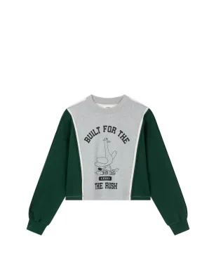 TOMBOY printed sweatshirt - Grey - サムネイル1