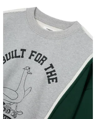 TOMBOY printed sweatshirt - Grey - サムネイル3