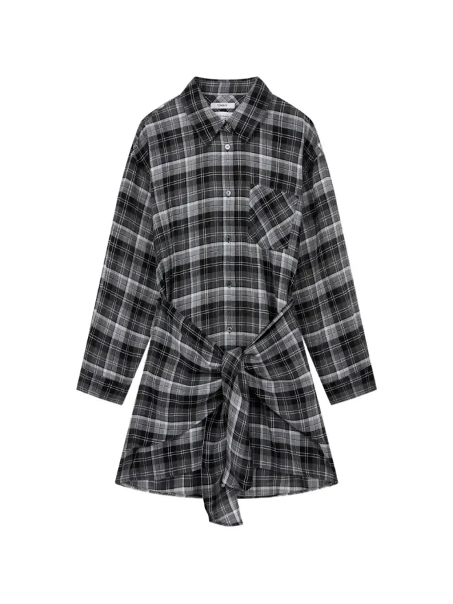 TOMBOY TOMBOY ラップデザイン チェックシャツの商品画像