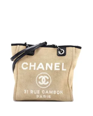 CHANEL Pre-Owned ノースサウス・ドゥーヴィル キャンバス トートバッグ - サムネイル1