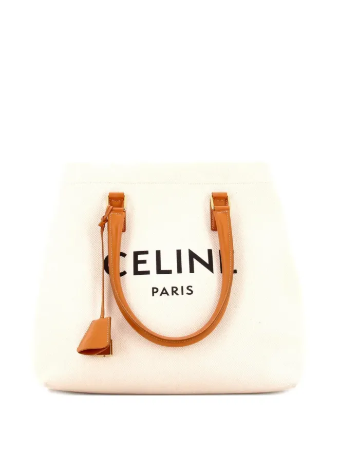 Celine Pre-Owned Celine Pre-Owned 横長カバス キャンバス×レザー 小さめトートバッグの商品画像