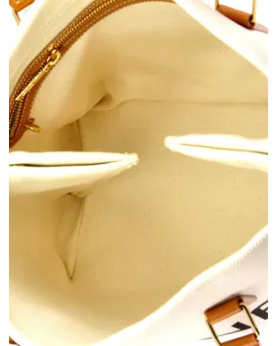 Celine Pre-Owned 横長カバス キャンバス×レザー 小さめトートバッグ - サムネイル5