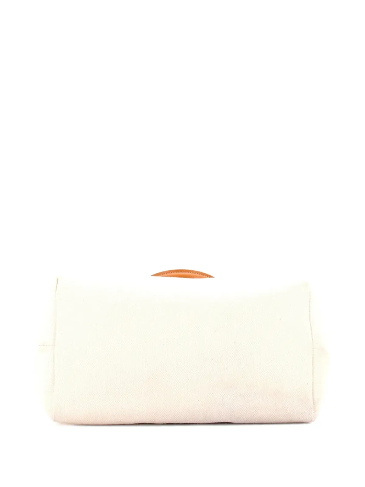 Celine Pre-Owned 横長カバス キャンバス×レザー 小さめトートバッグ - 画像4