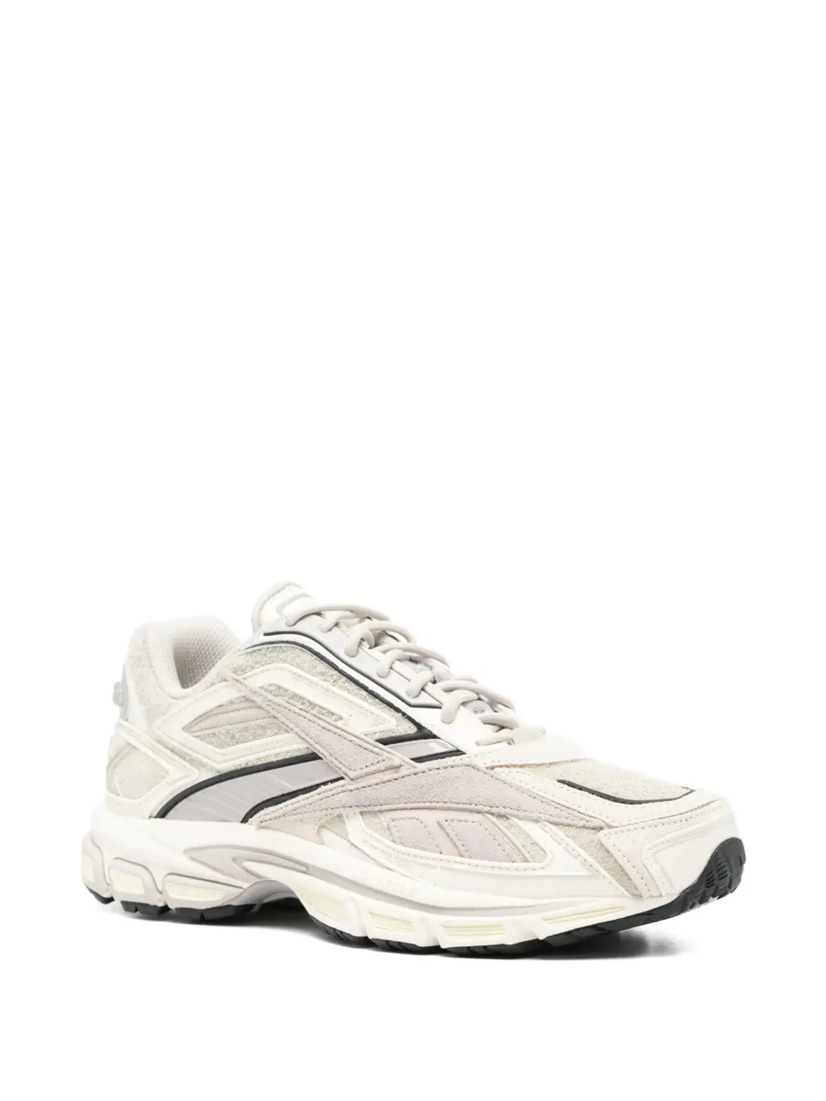 Reebok ベージュレザー スニーカー - 画像2