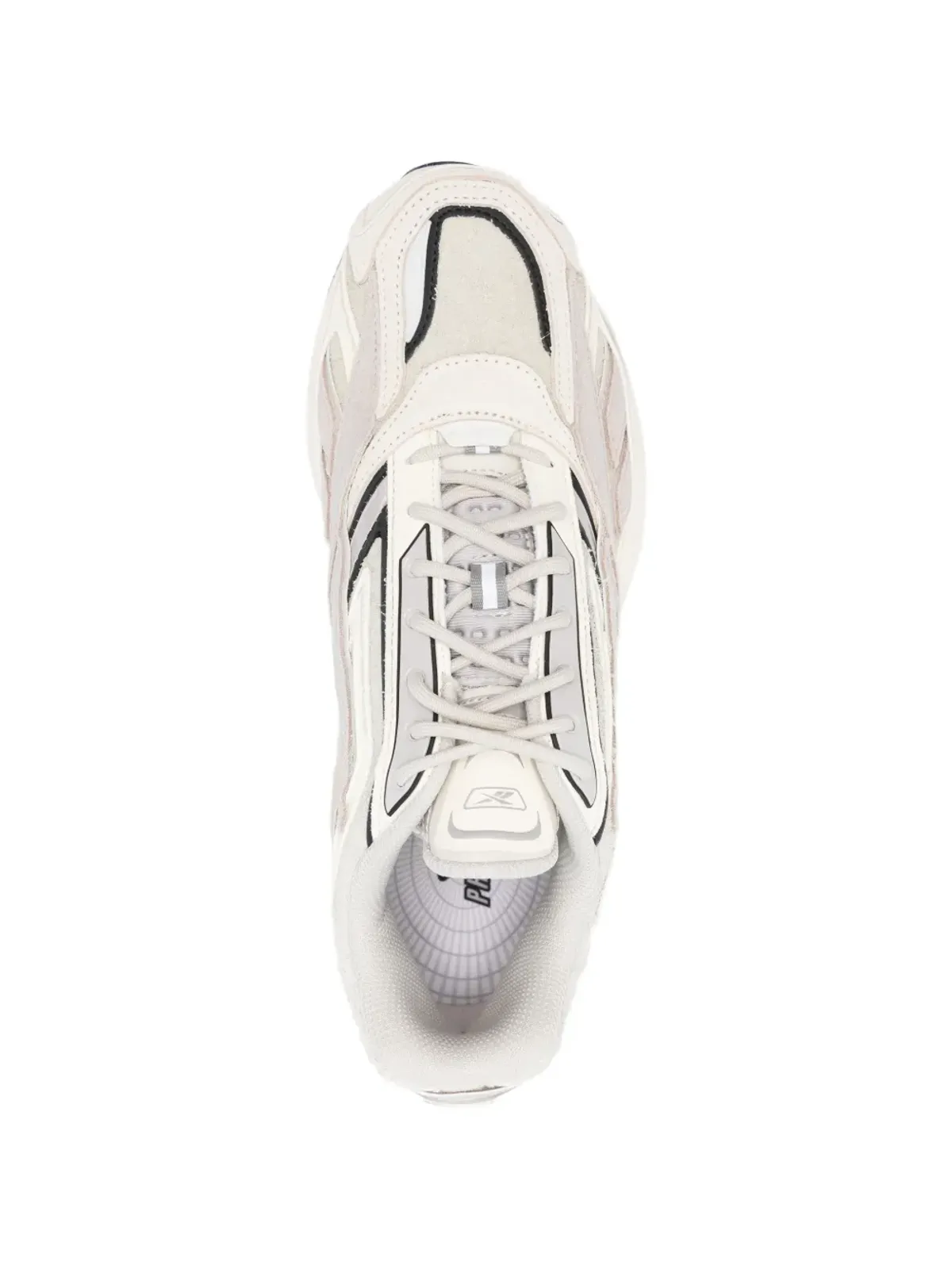 Reebok ベージュレザー スニーカー - 画像4