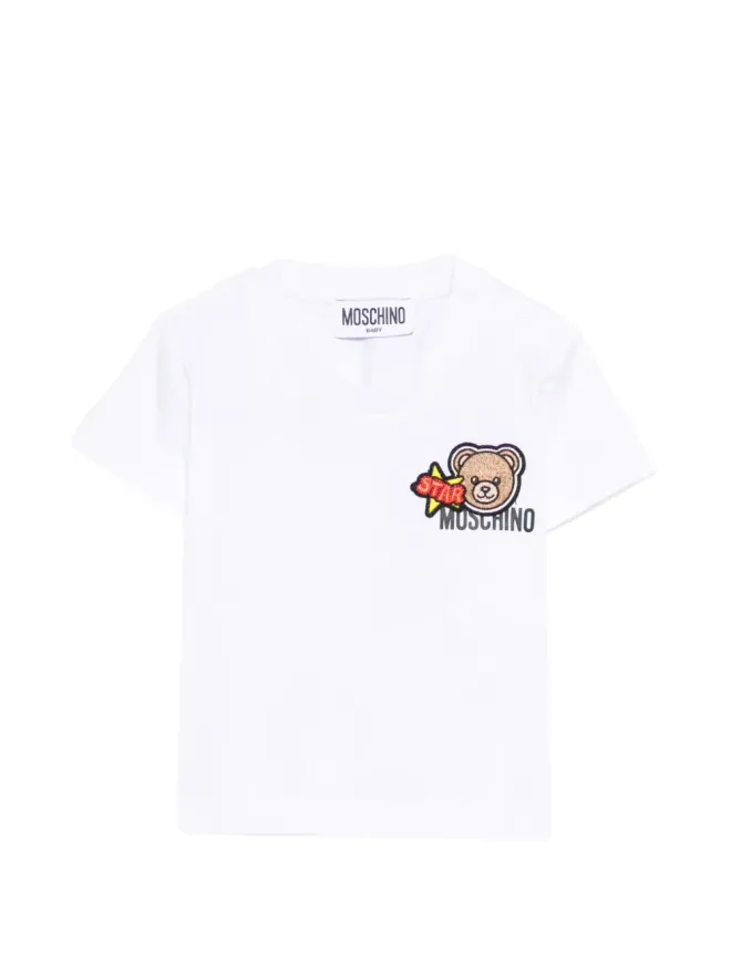 Moschino Kids Moschino Kids テディアップリケ Tシャツの商品画像