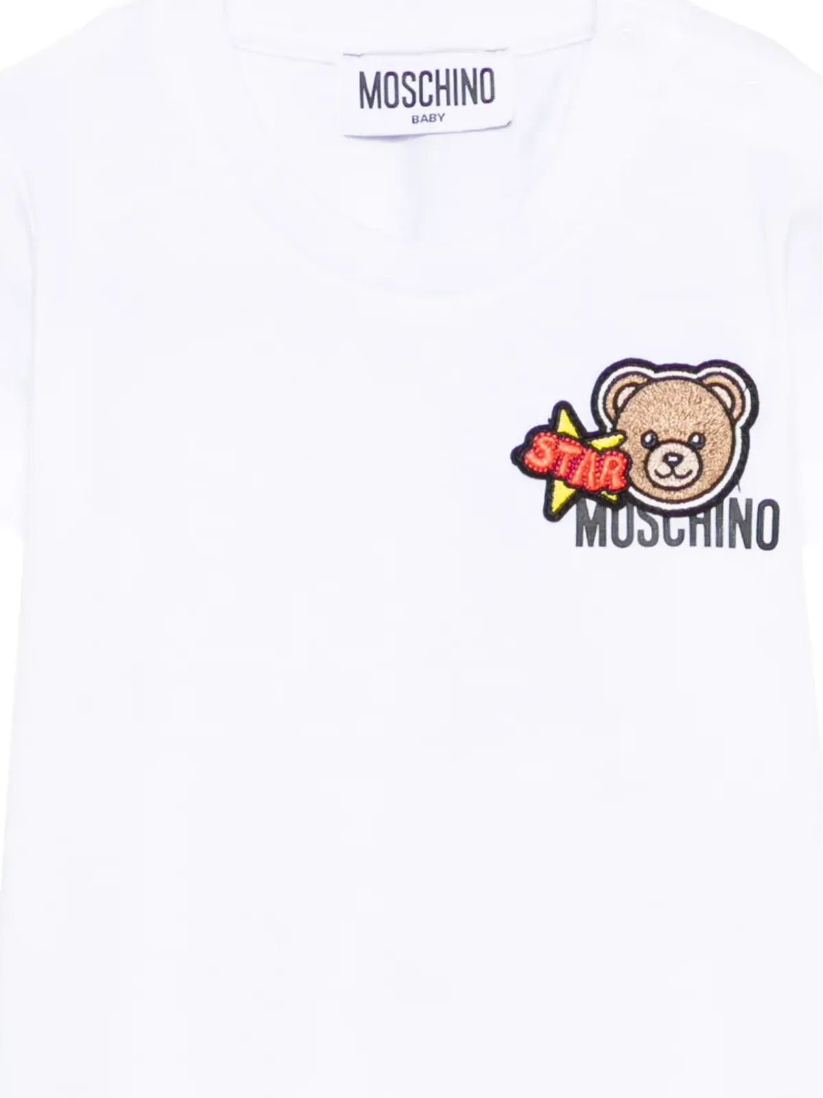 Moschino Kids テディアップリケ Tシャツ - 画像3