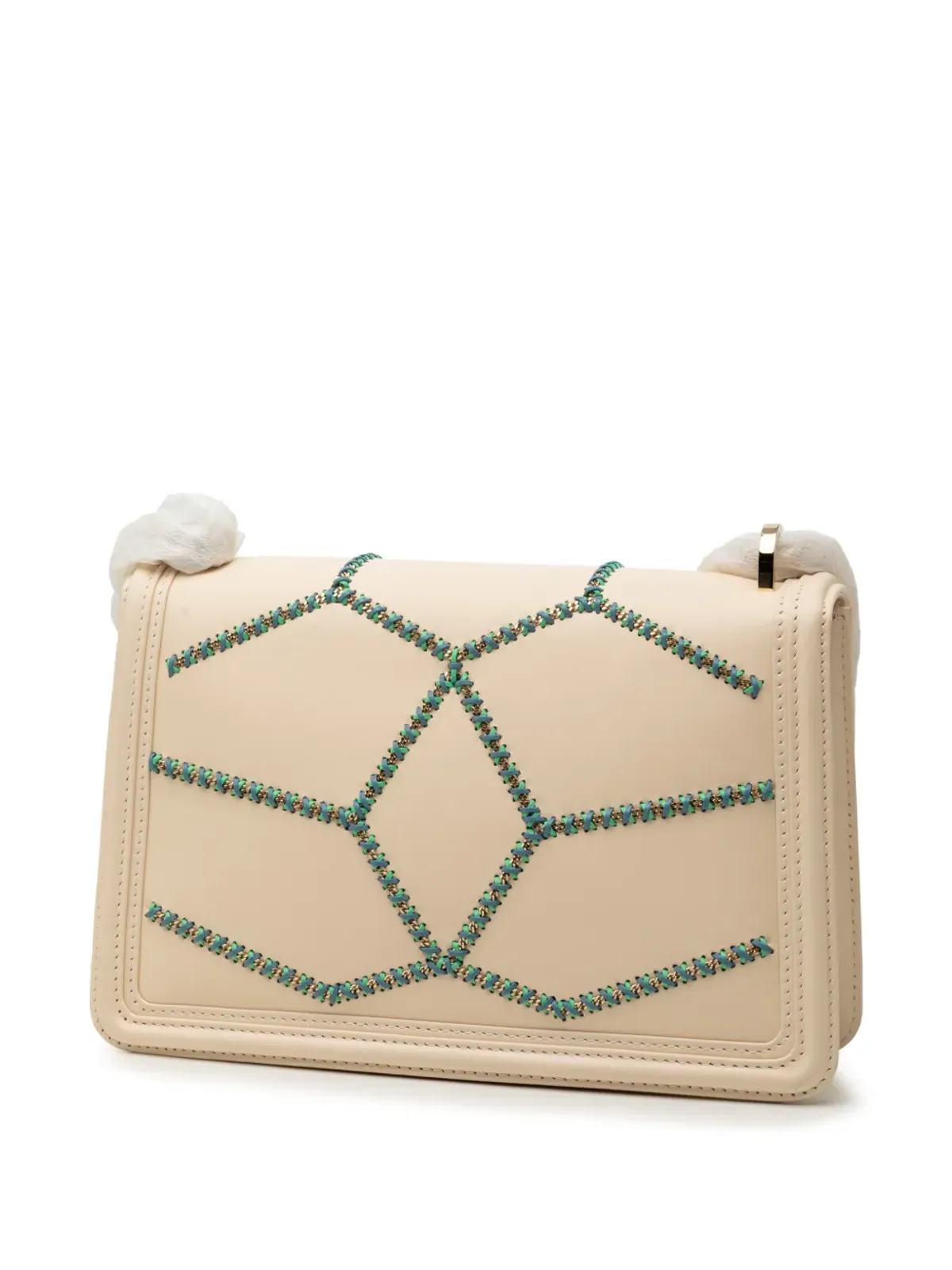 Bvlgari Pre-Owned レザー Serpenti Forever Whipstitched ショルダーバッグ - 画像3