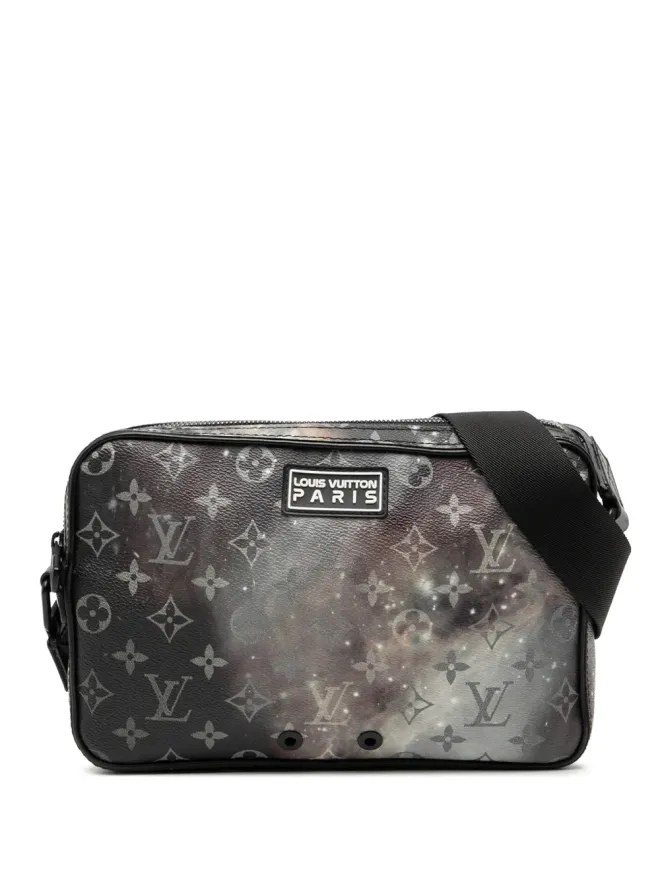 Louis Vuitton Pre-Owned Louis Vuitton ビンテージ 2018 モノグラム Galaxy Alpha メッセンジャーバッグ クロスボディバッグ ブラックの商品画像