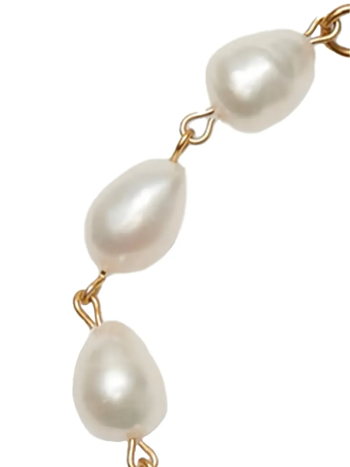 Labelled Jewellery パールチェーンブレスレット - ゴールド - 画像2
