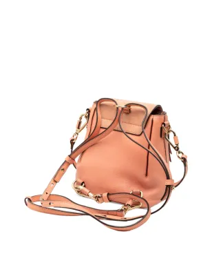 Chloé Pre-Owned 2018 ミニ カーフスキンとスエードの Faye バックパック ピンク - サムネイル3