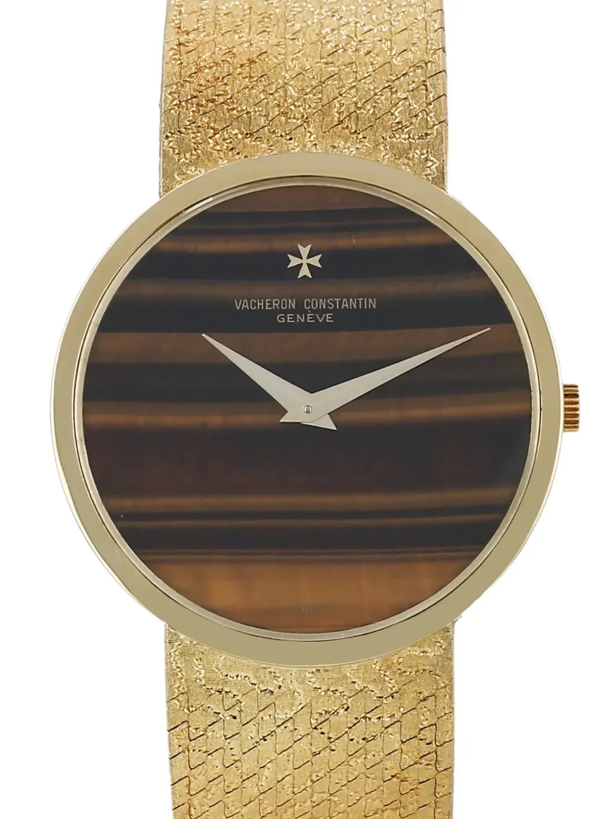 Vacheron Constantin 1970年代 タイガーアイ ウォッチ ブラウン - 画像2