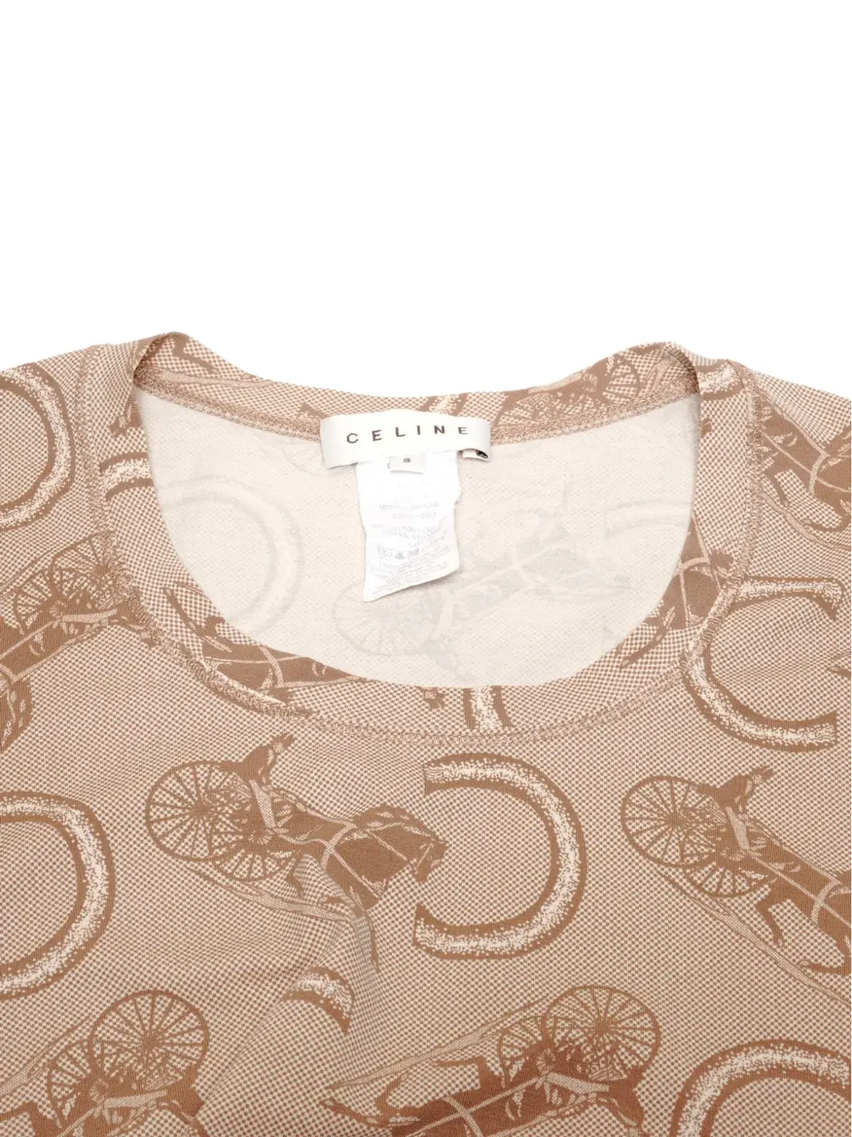 Celine Pre-Owned 1990-2000s 半袖Tシャツ - ブラウン - 画像5