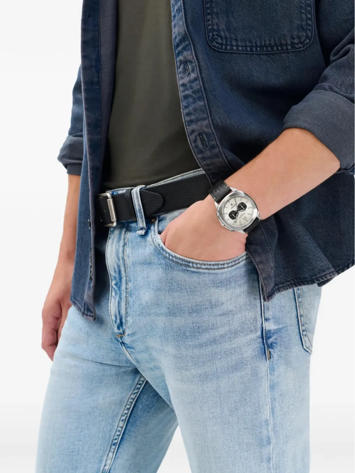Rag & Bone watches Bleeker クロノグラフ ウォッチ - ネチュラル - 画像2