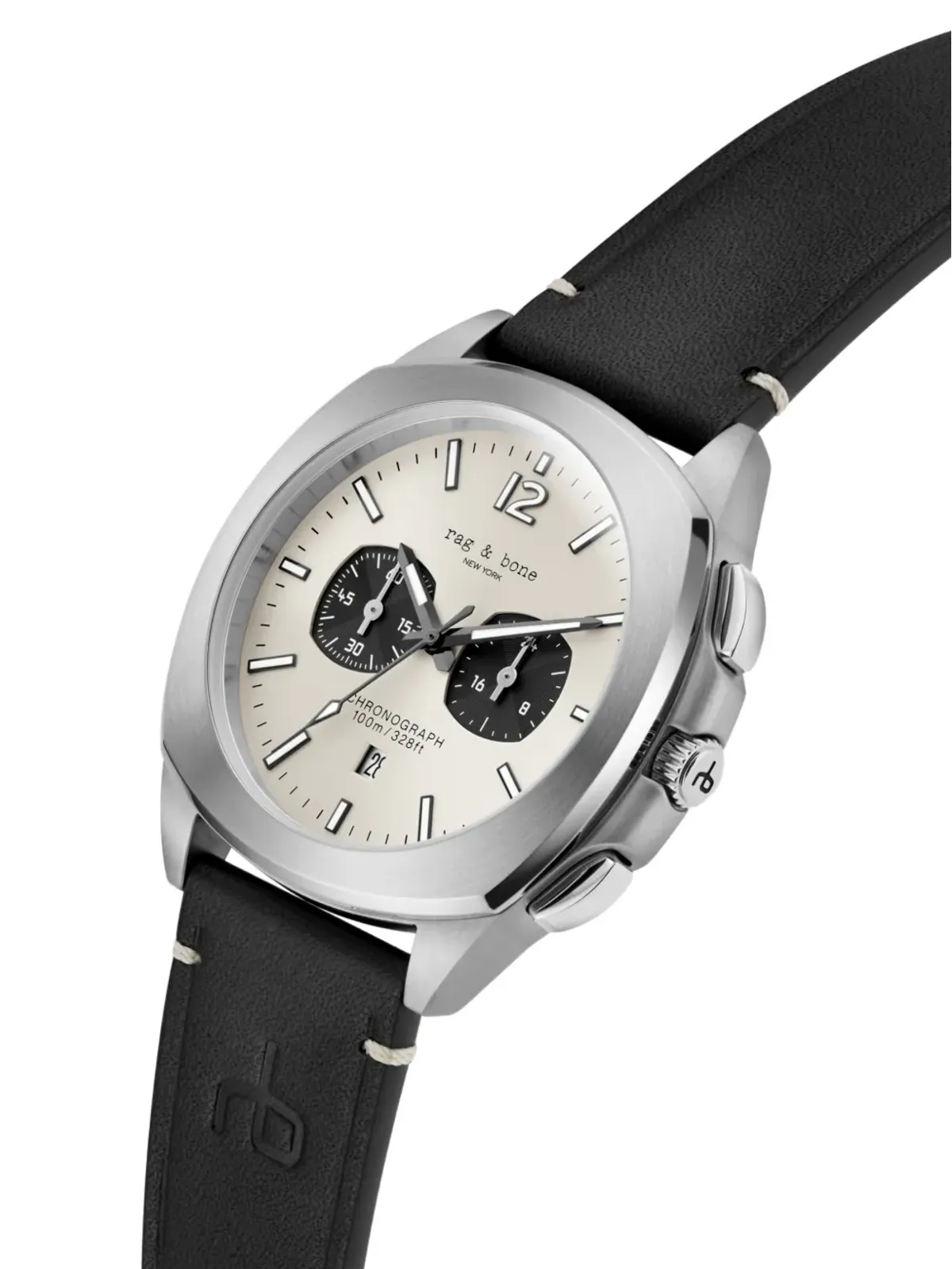 Rag & Bone watches Bleeker クロノグラフ ウォッチ - ネチュラル - 画像3