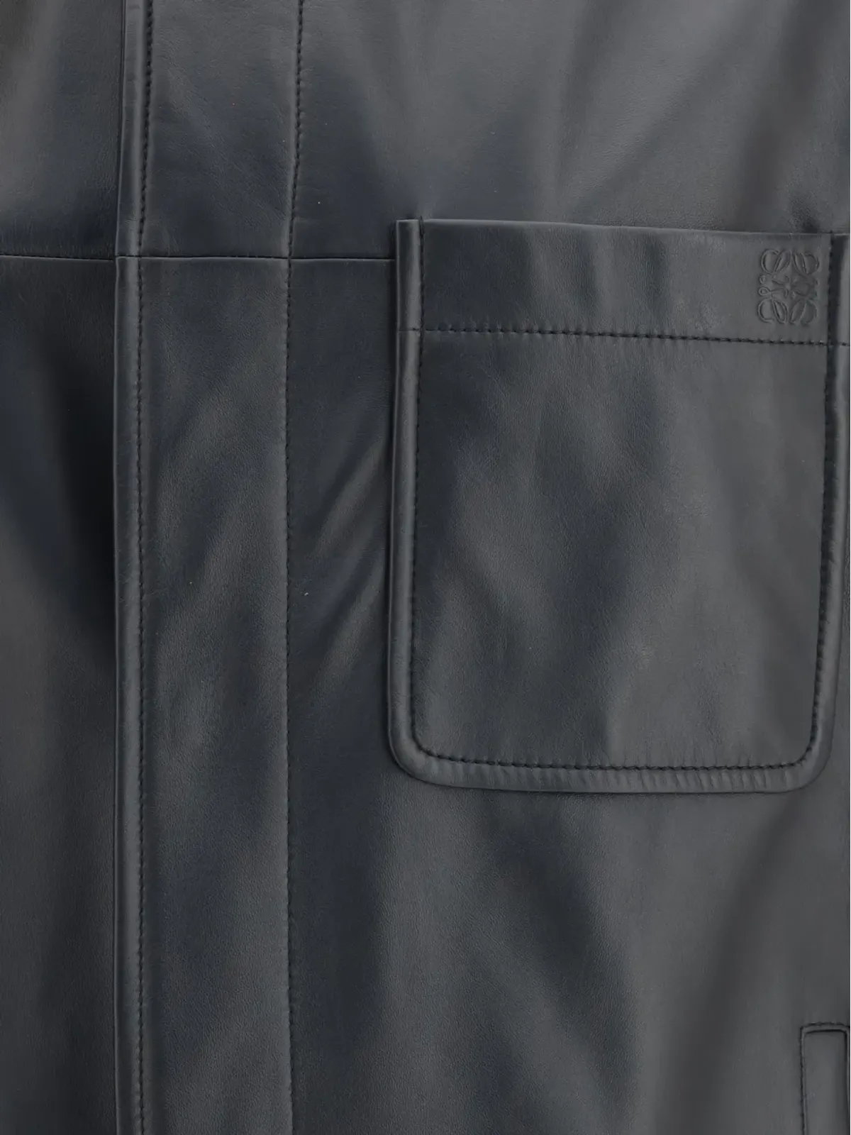 LOEWE レザーシャツ - 画像3