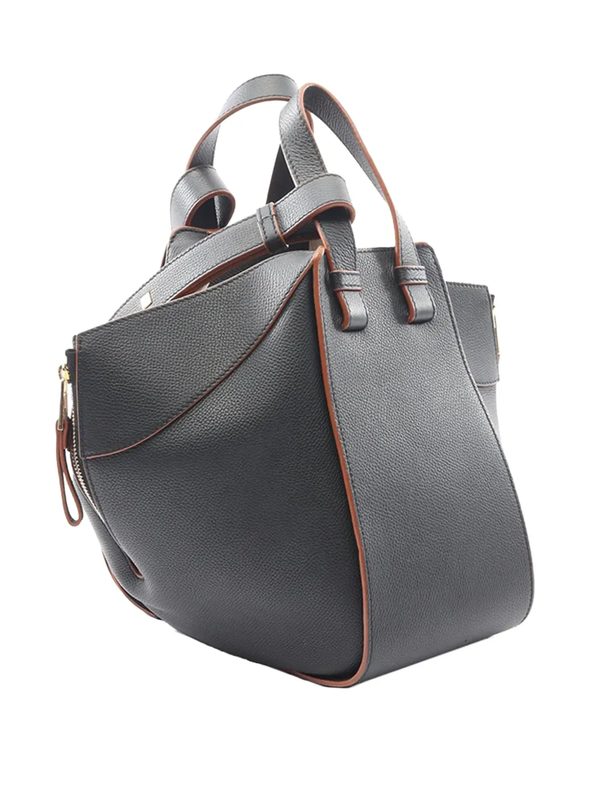 Loewe Pre-Owned 小粒グレインド・カーフスキン ハモック・サッチェル - 画像3