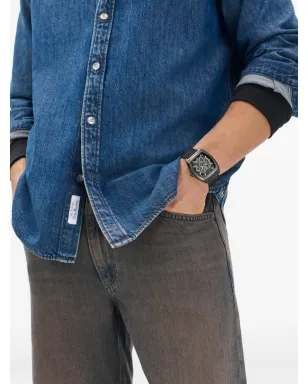Rag & Bone watches スケルトン・トノー ウォッチ - ブラック - サムネイル2