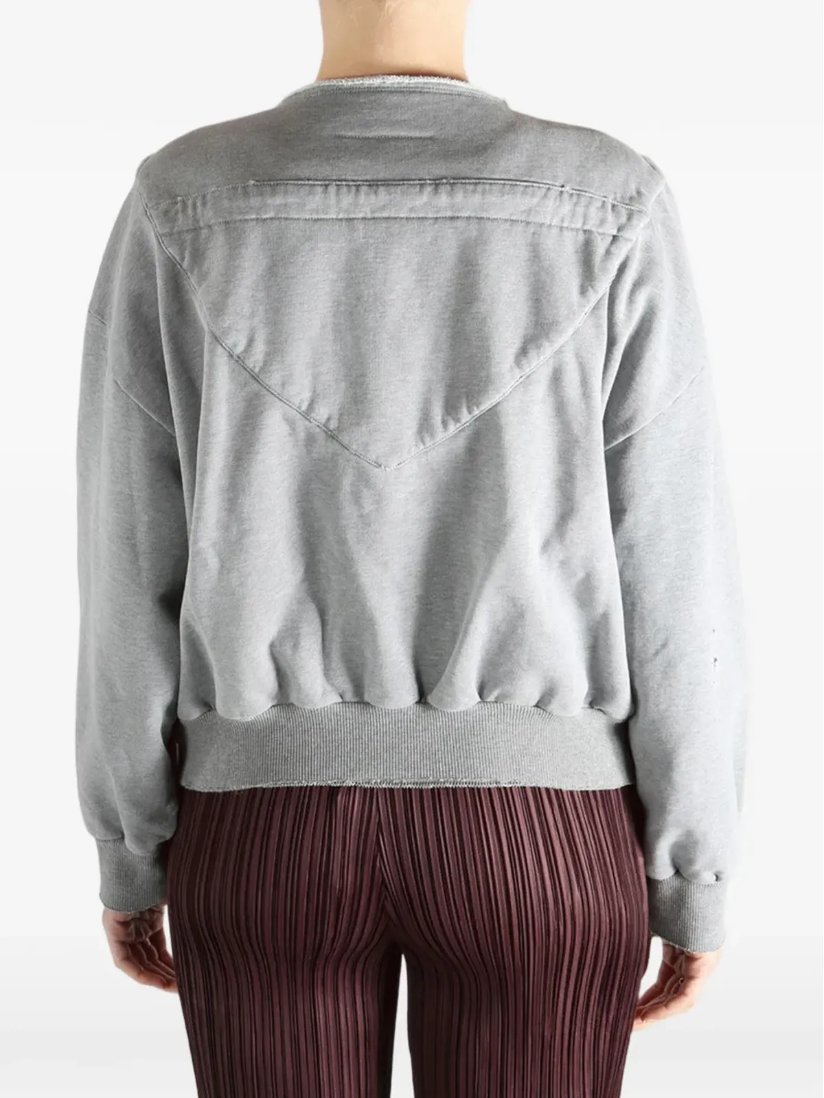 MM6 Maison Margiela ジップフーディ - グレー - 画像4