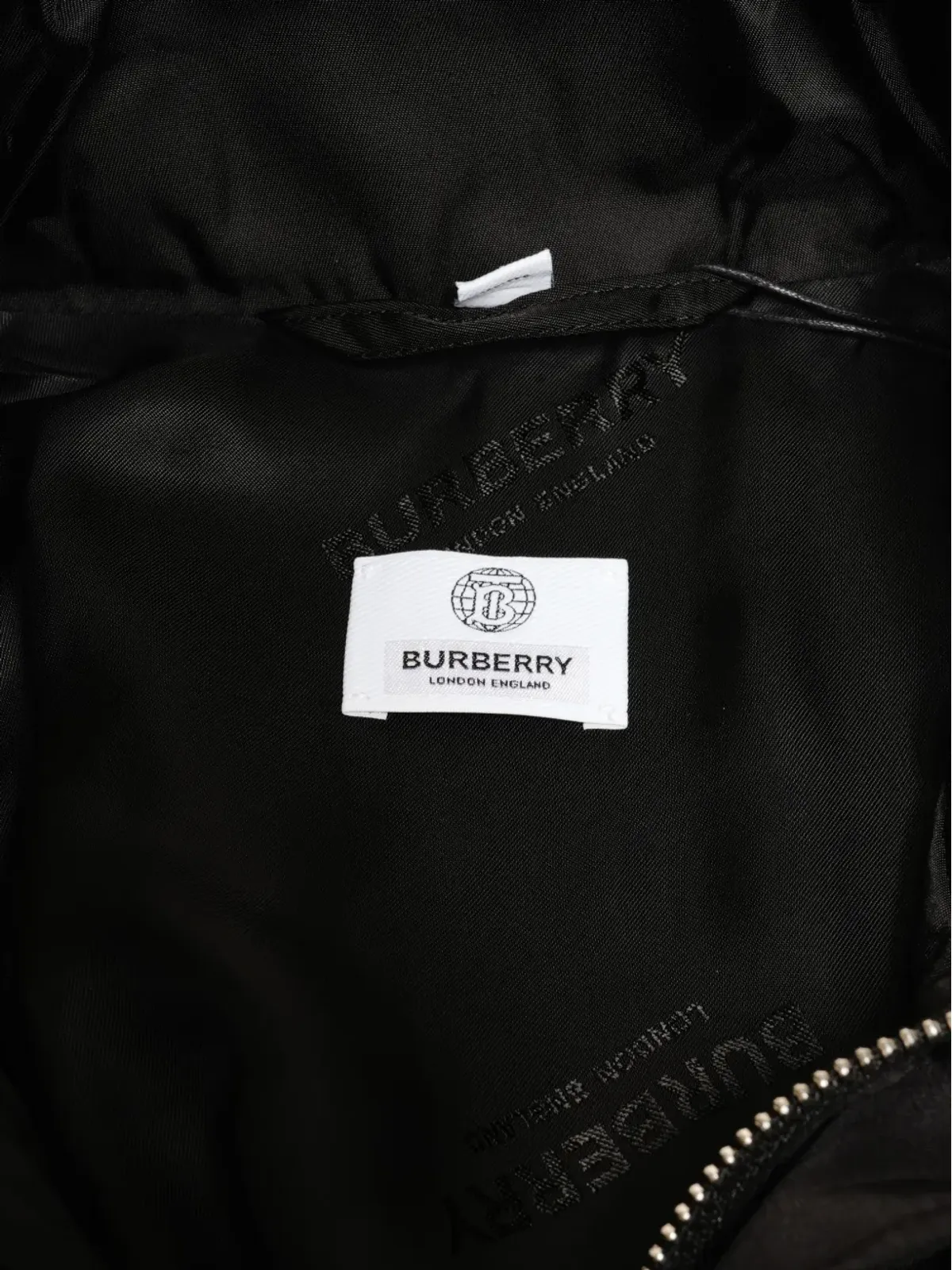 Burberry ジップアップジャケット（ブラック・ビンテージ） - 画像5