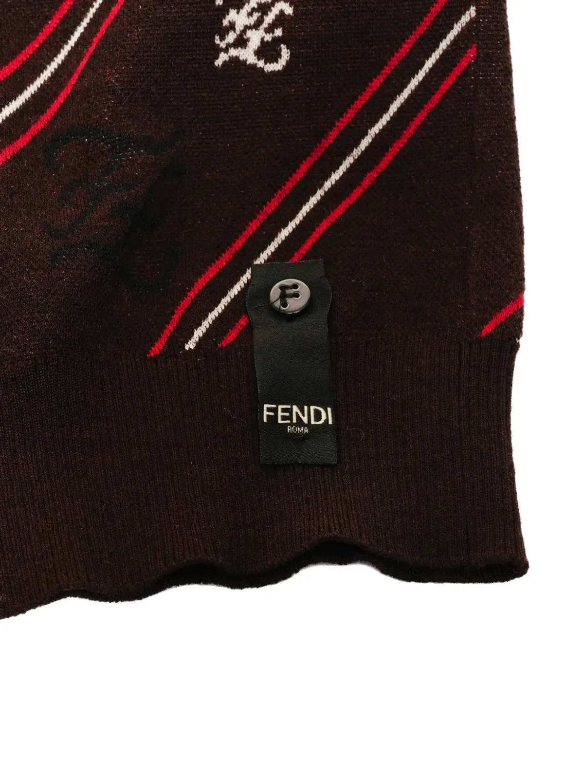 Fendi Pre-Owned ウールセーター - 画像5