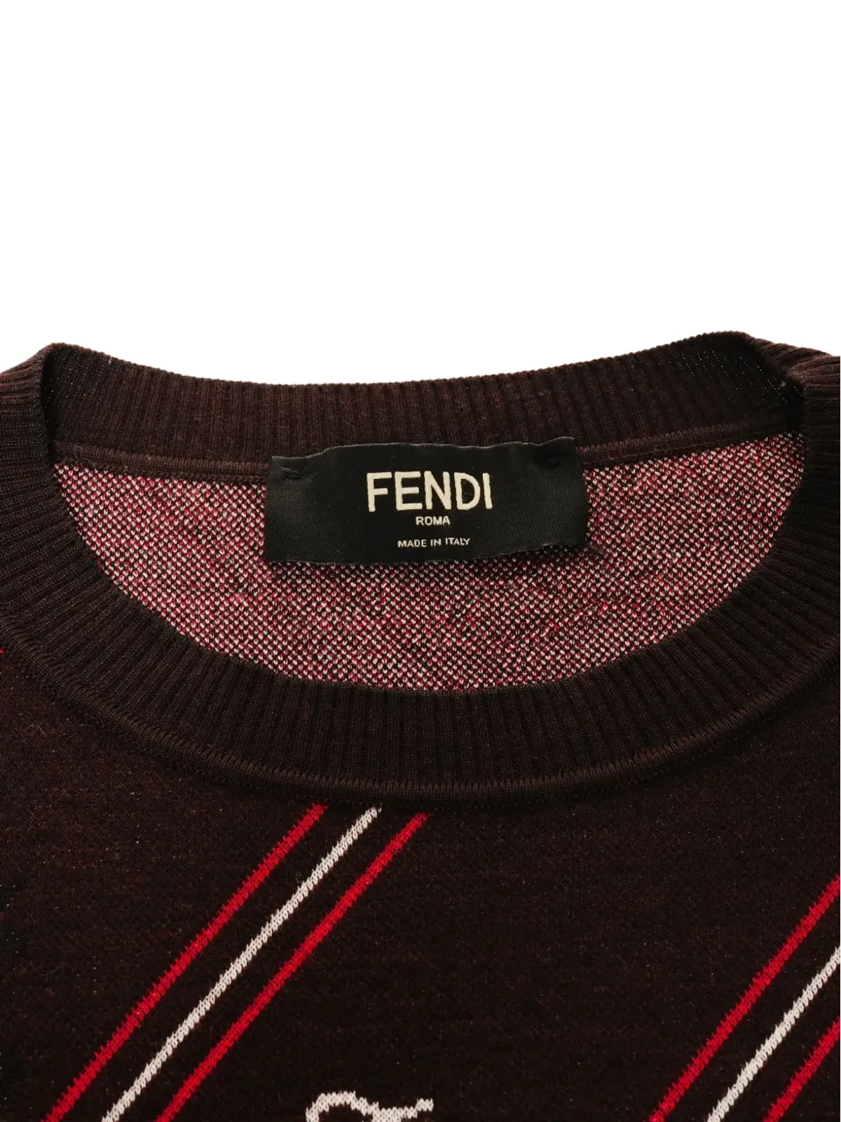 Fendi Pre-Owned ウールセーター - 画像4